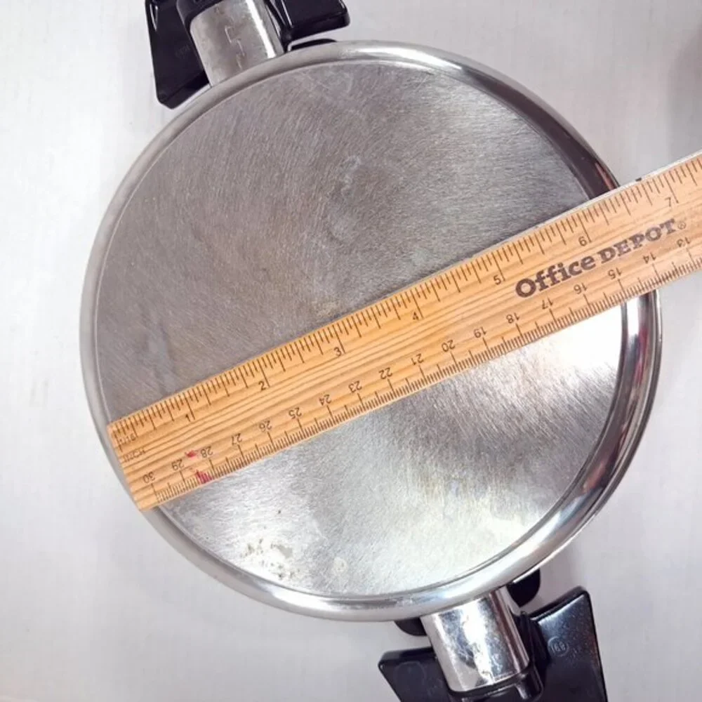 Kitchen Queen Frying Pan skillet with dome Lid 5‎ ply multi-core stainless steel